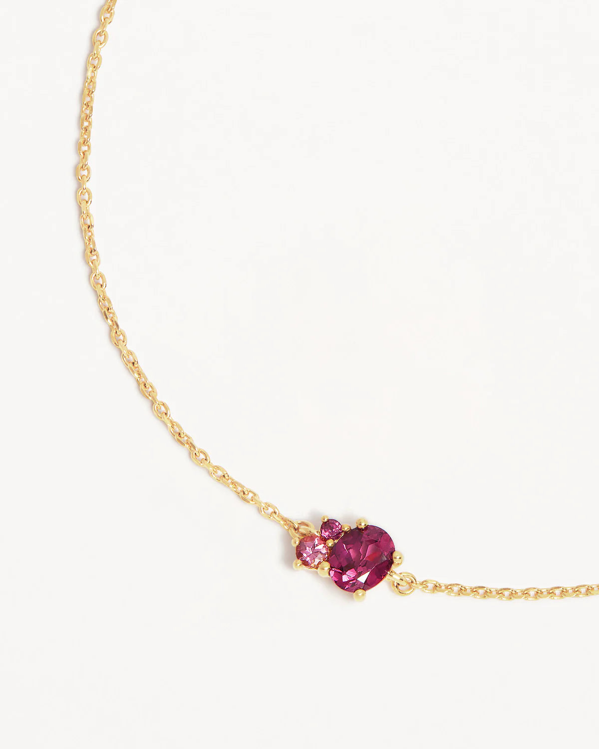 By Charlotte Kindred July Birthstone Bracelet, Gold or Silver