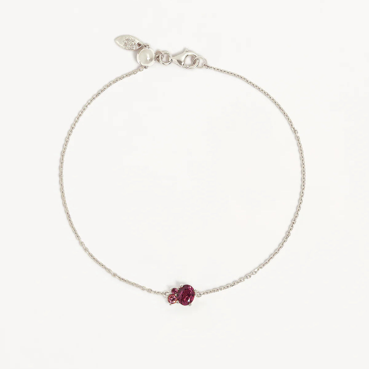 By Charlotte Kindred July Birthstone Bracelet, Gold or Silver