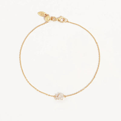 By Charlotte Kindred June Birthstone Bracelet, Gold or Silver