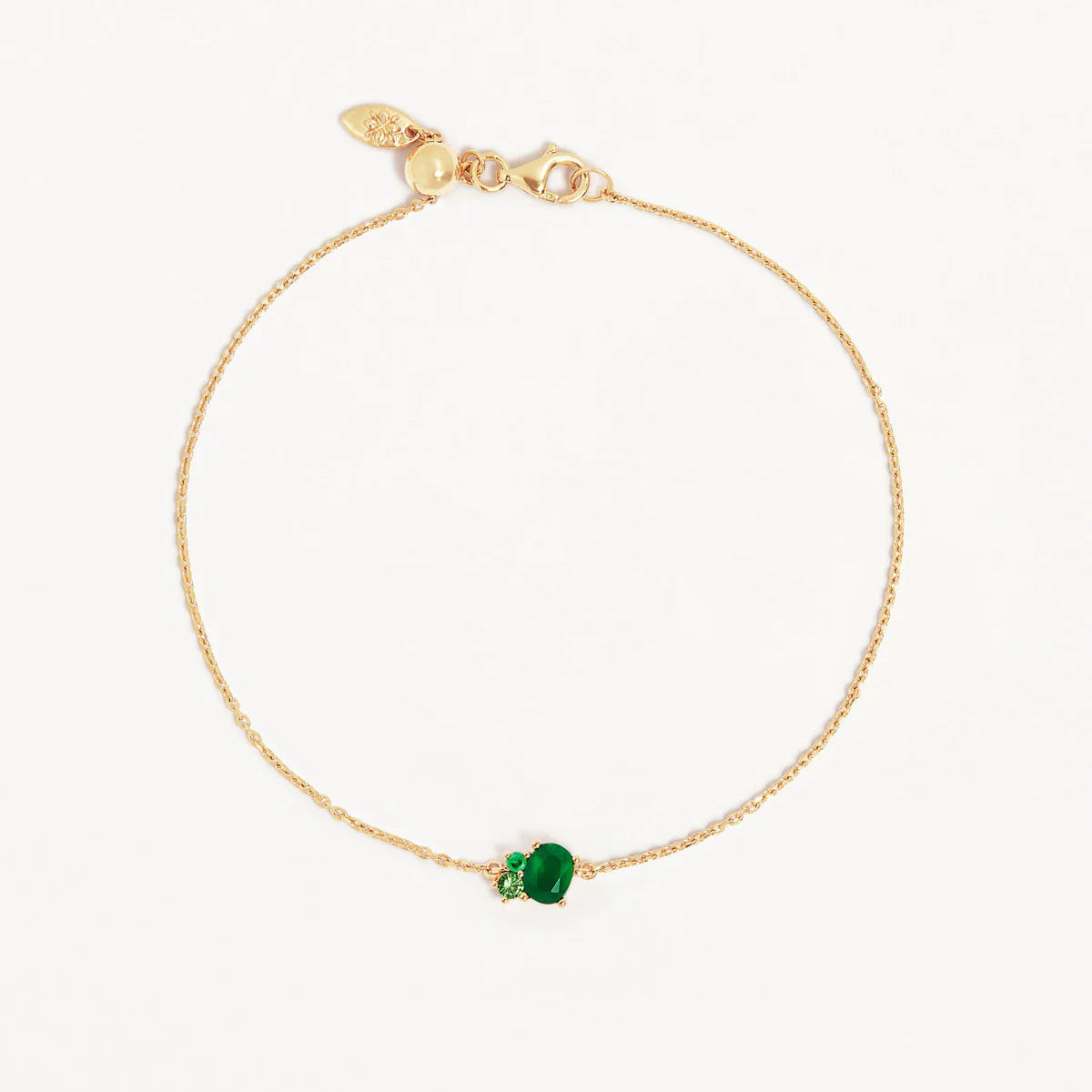 By Charlotte Kindred May Birthstone Bracelet, Gold or Silver