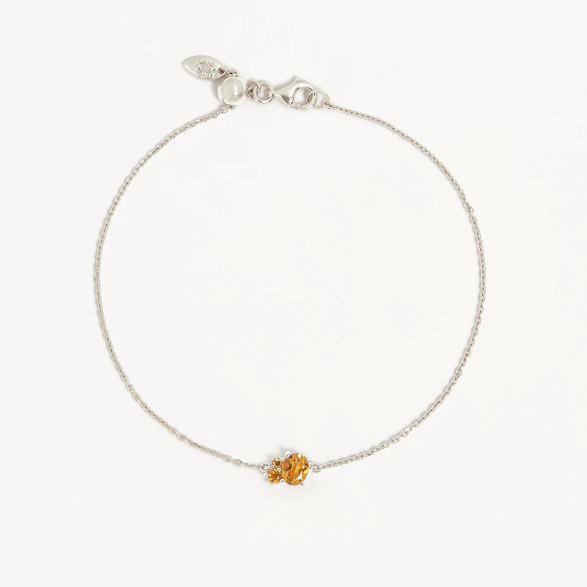 By Charlotte Kindred November Birthstone Bracelet, Gold or Silver