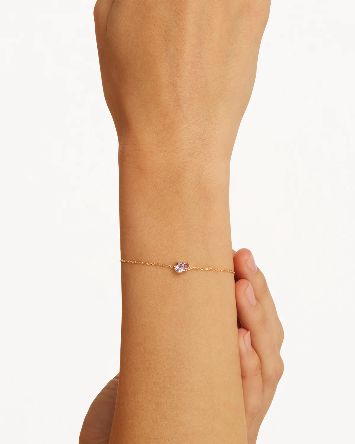 By Charlotte Kindred October Birthstone Bracelet, Gold or Silver