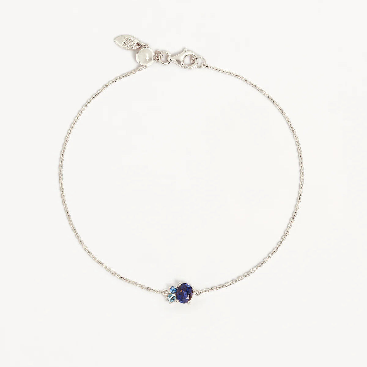 By Charlotte Kindred September Birthstone Bracelet, Gold or Silver