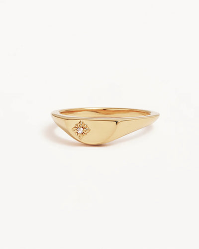 By Charlotte Lotus Ring, Gold