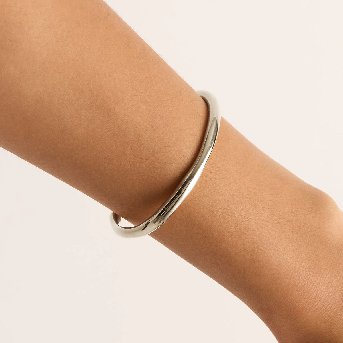By Charlotte Lover Cuff, Silver