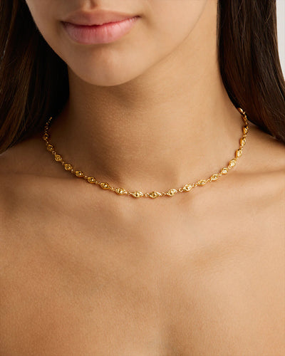 By Charlotte Lucky Eyes Choker, Gold