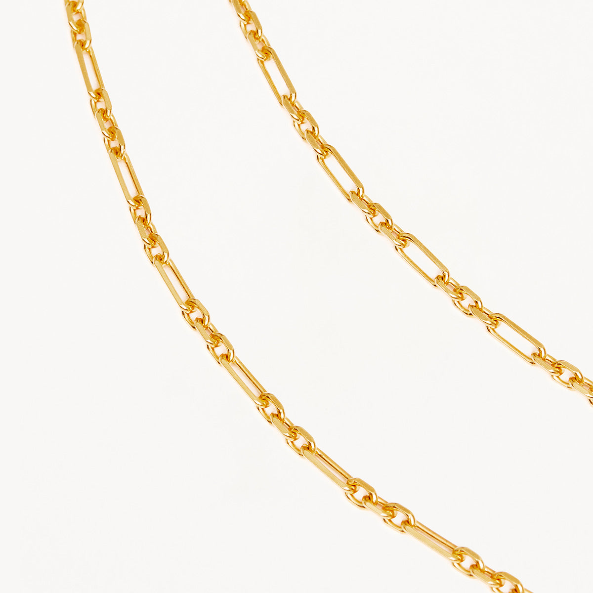 By Charlotte 19" Mixed Link Chain Necklace, Gold