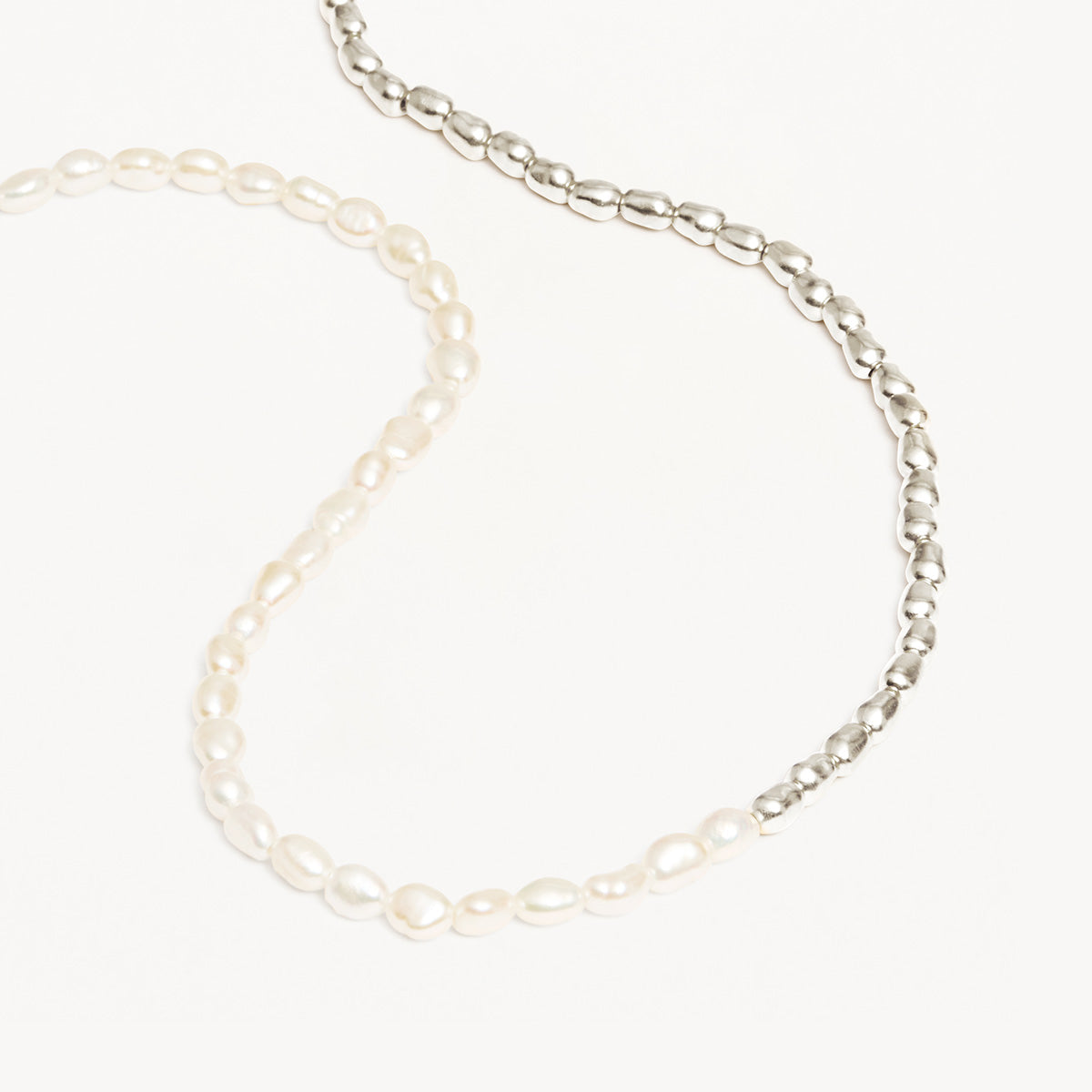By Charlotte By Your Side Pearl Choker, Silver