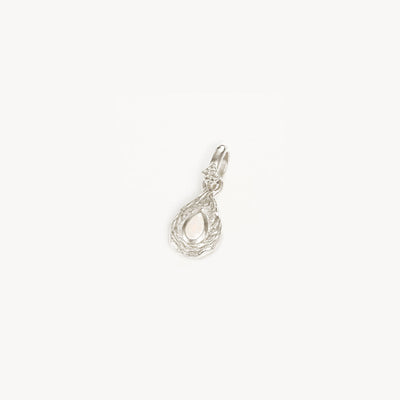 By Charlotte With Love Birthstone Annex Link Pendant, Silver