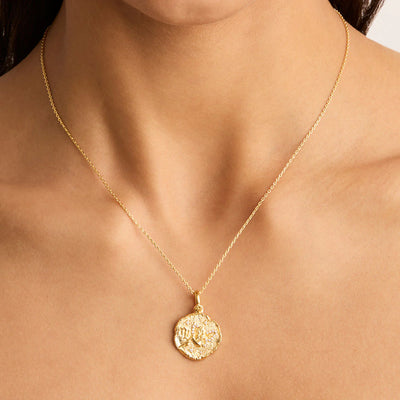 By Charlotte She Is Zodiac Necklace, Gold