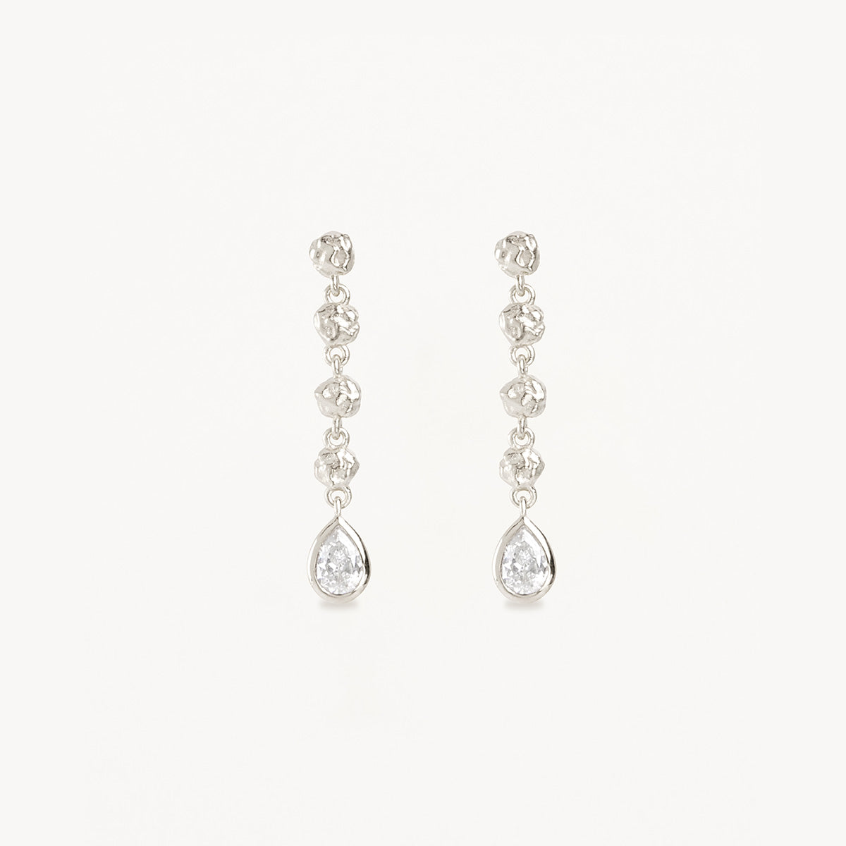 By Charlotte Adore You Drop Earrings, Silver