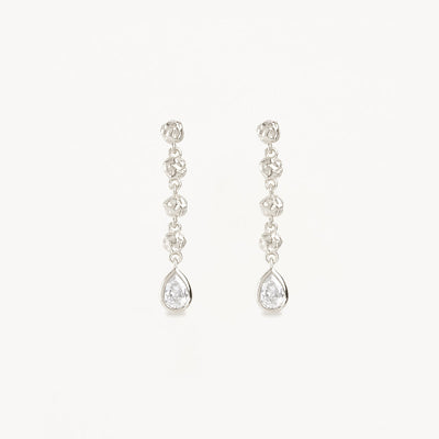 By Charlotte Adore You Drop Earrings, Silver