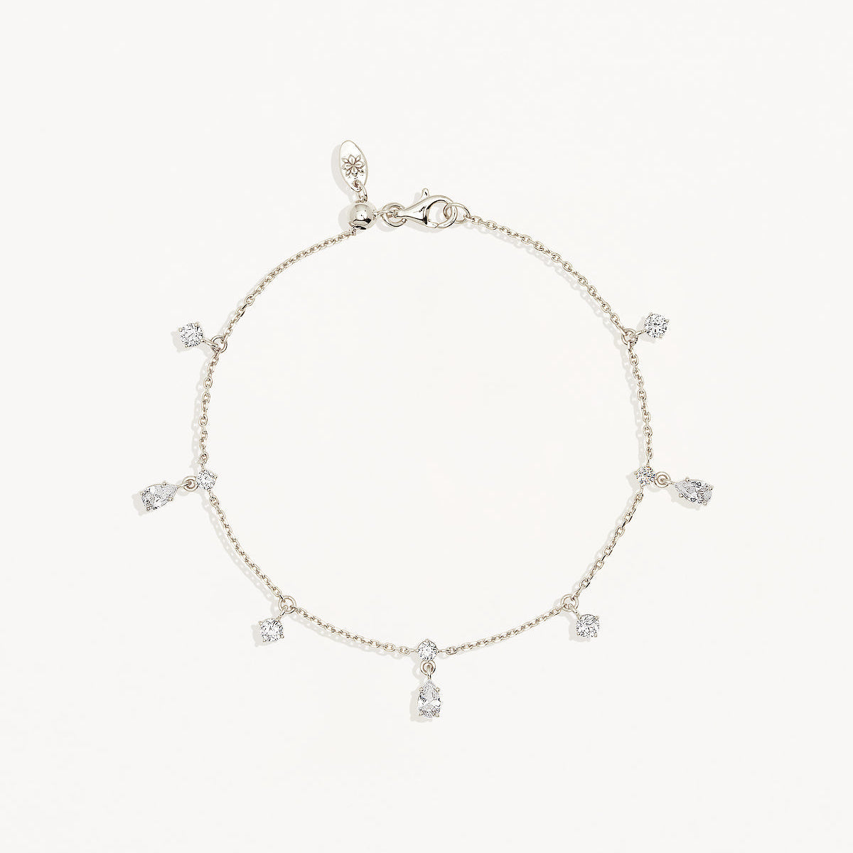 By Charlotte No Rain No Flowers Bracelet, Silver