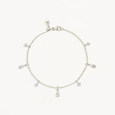 By Charlotte No Rain No Flowers Bracelet, Silver