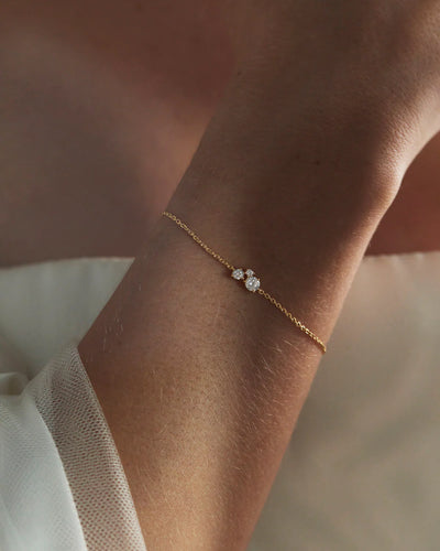 By Charlotte Whispers of Love Bracelet, Gold