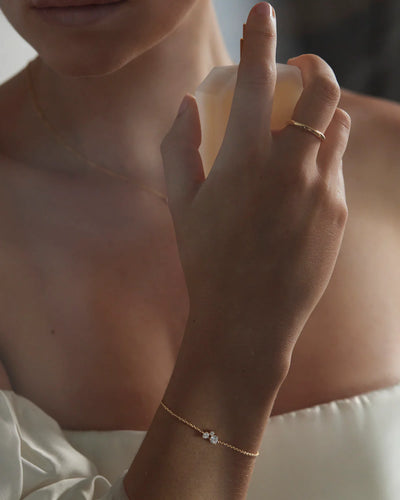 By Charlotte Whispers of Love Bracelet, Gold
