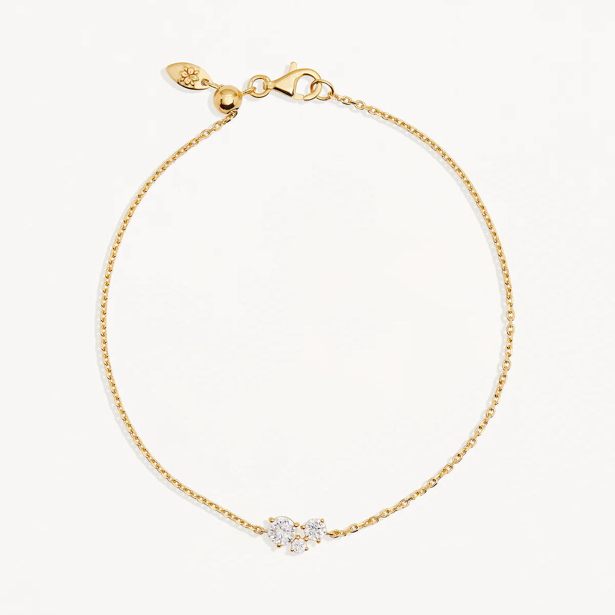 By Charlotte Whispers of Love Bracelet, Gold