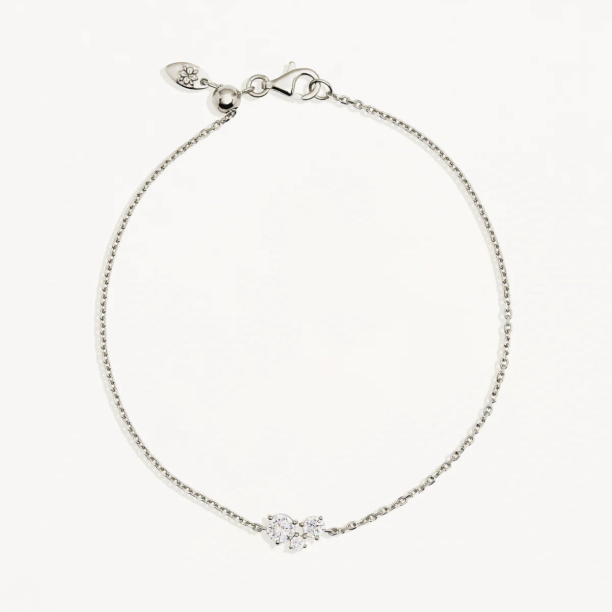 By Charlotte Whispers of Love Bracelet, Silver