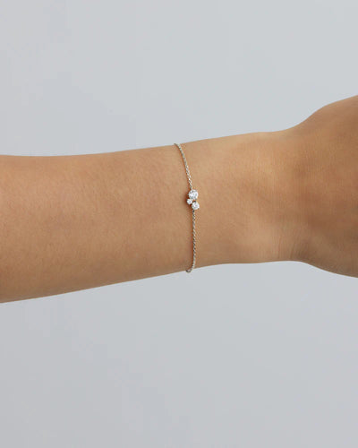 By Charlotte Whispers of Love Bracelet, Silver