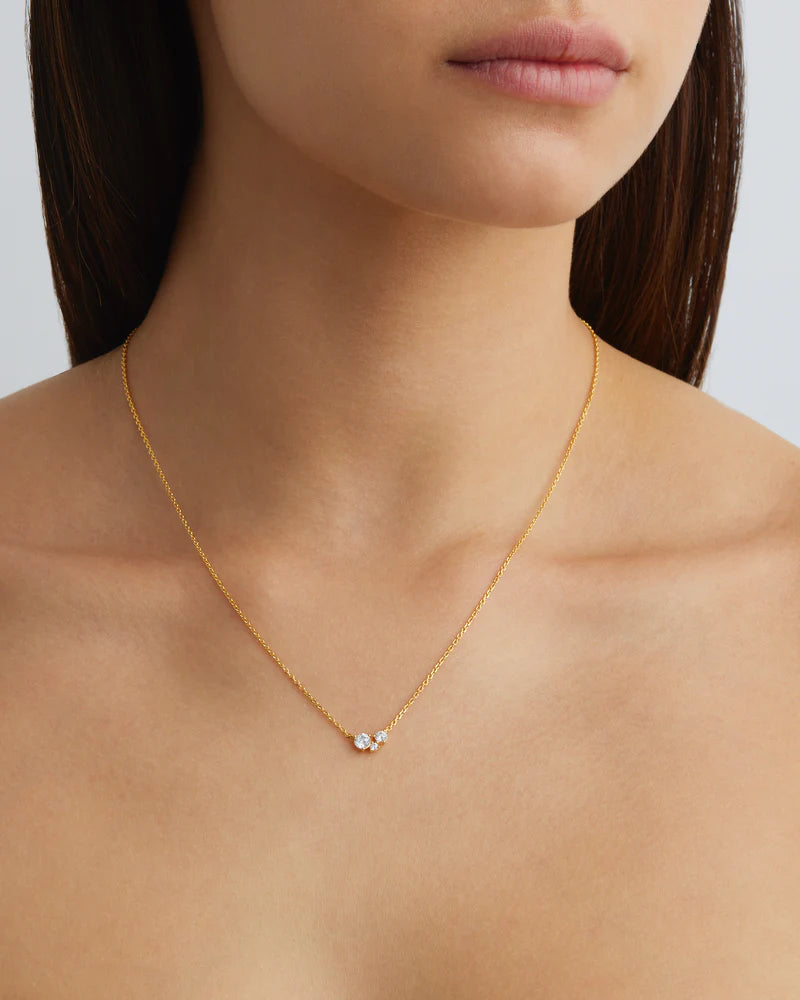 By Charlotte Whispers of Love Necklace, Gold
