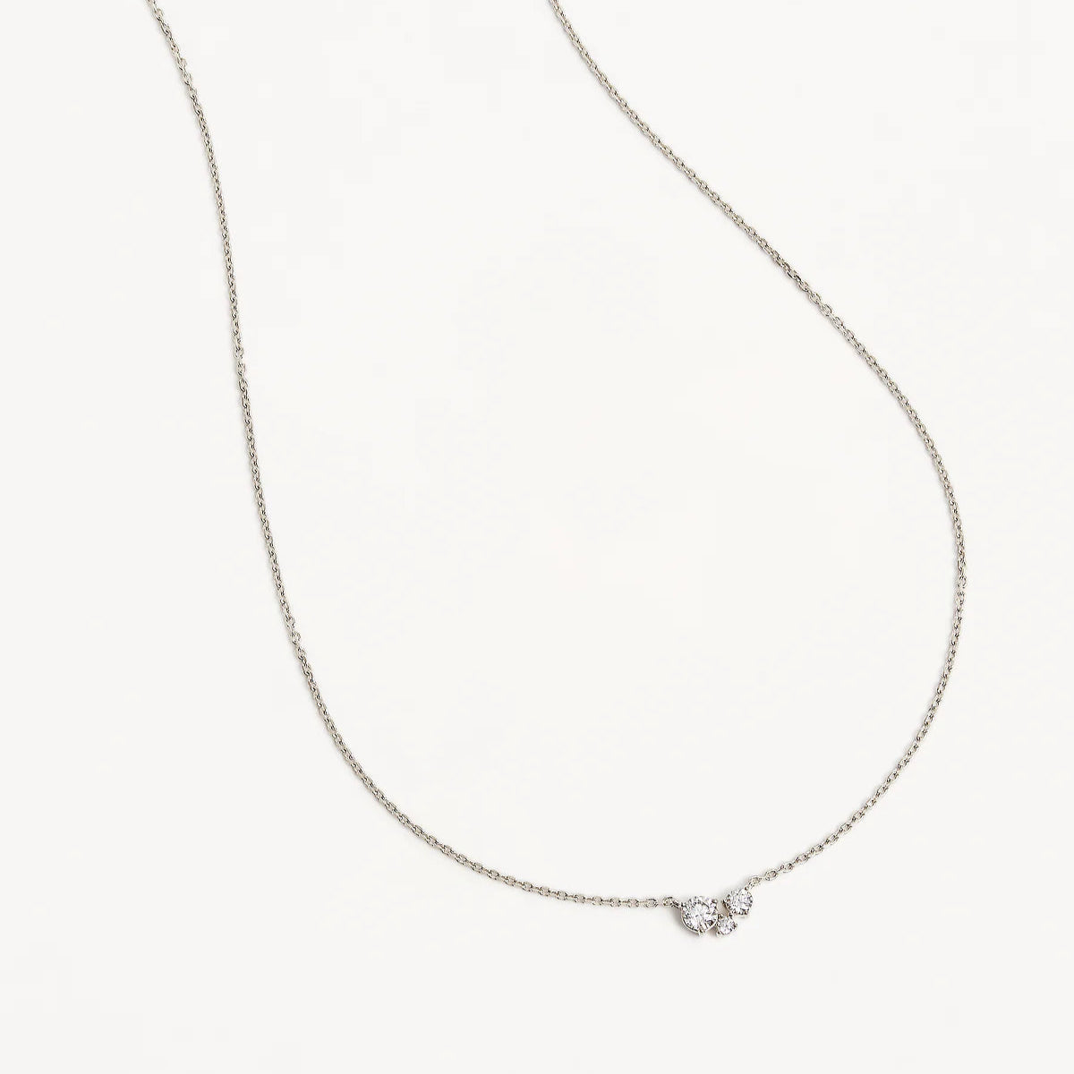 By Charlotte Whispers of Love Necklace, Silver