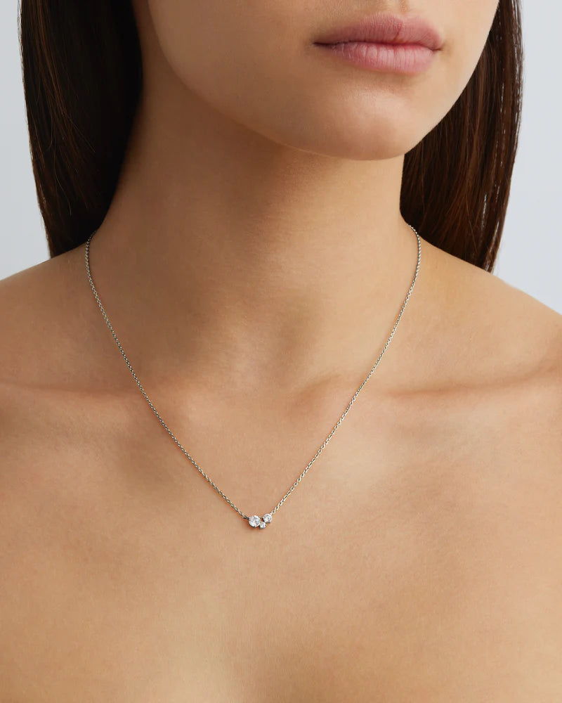 By Charlotte Whispers of Love Necklace, Silver