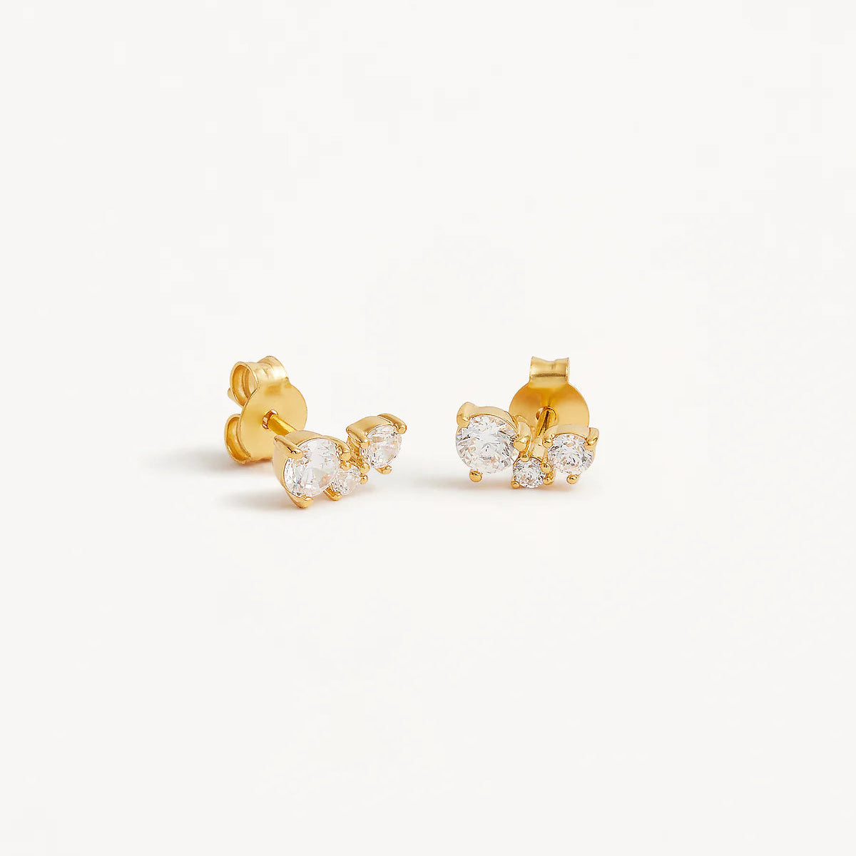 By Charlotte Whispers of Love Stud Earrings, Gold