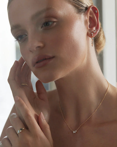 By Charlotte Whispers of Love Stud Earrings, Gold