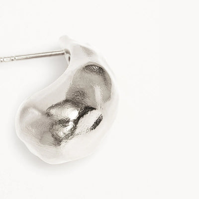 By Charlotte Wild Heart Large Earrings, Silver