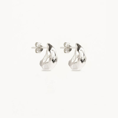 By Charlotte Wild Heart Small Earrings, Silver