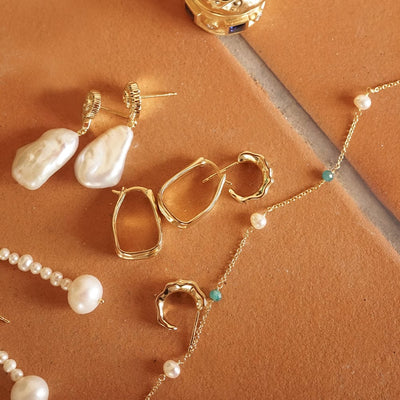 Daisy London Treasures Pearl and Beaded Bracelet, Gold