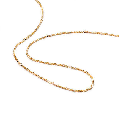 Daisy London Sunburst Chain Necklace, Gold
