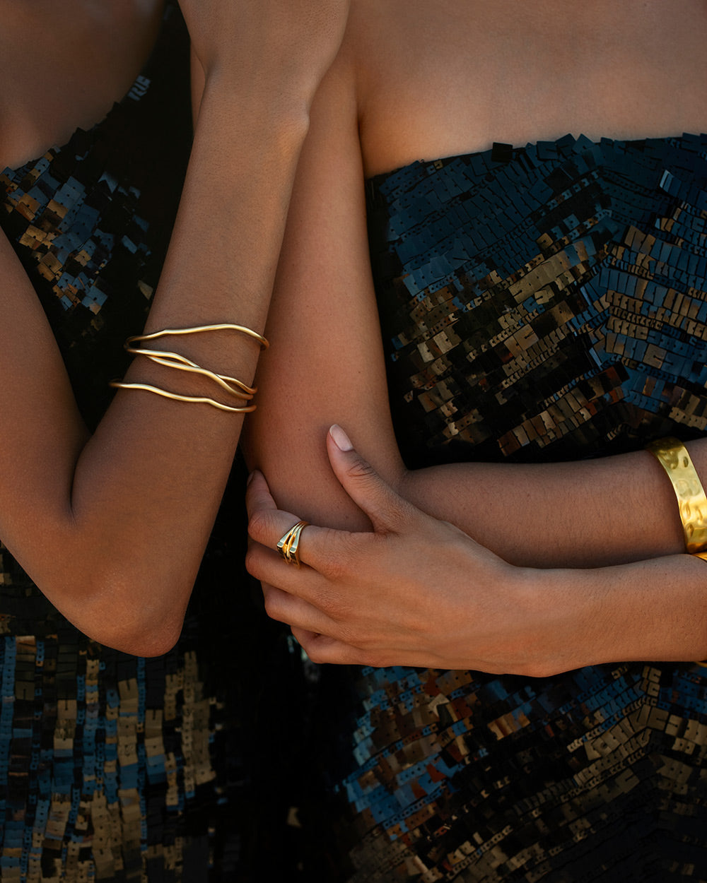 Kirstin Ash Botanica Bangle, Gold