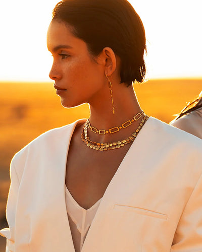 Kirstin Ash Cascade Necklace, Gold