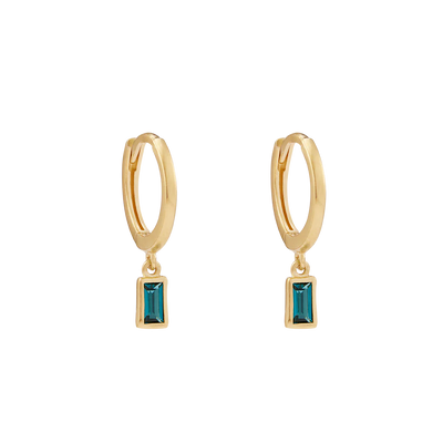 Kirstin Ash Centra Drop Hoops, Gold