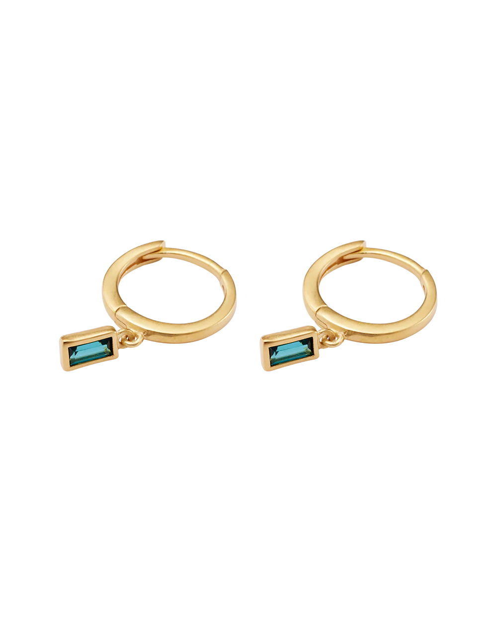 Kirstin Ash Centra Drop Hoops, Gold