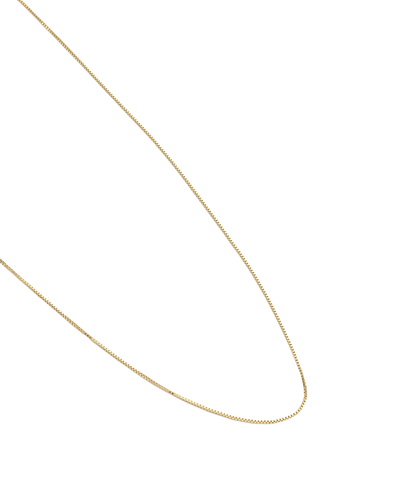 Kirstin Ash Fine Box Chain, 9k Gold