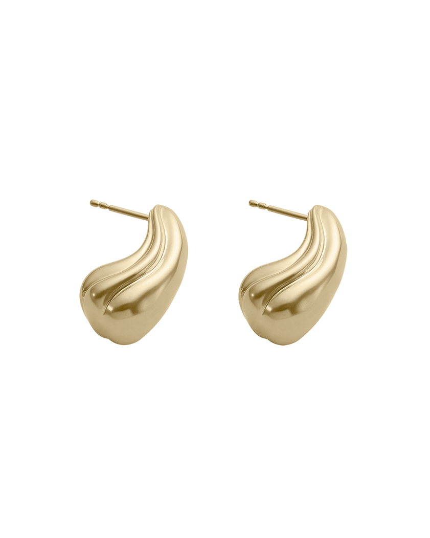 Kirstin Ash Float Oversized Studs, Gold