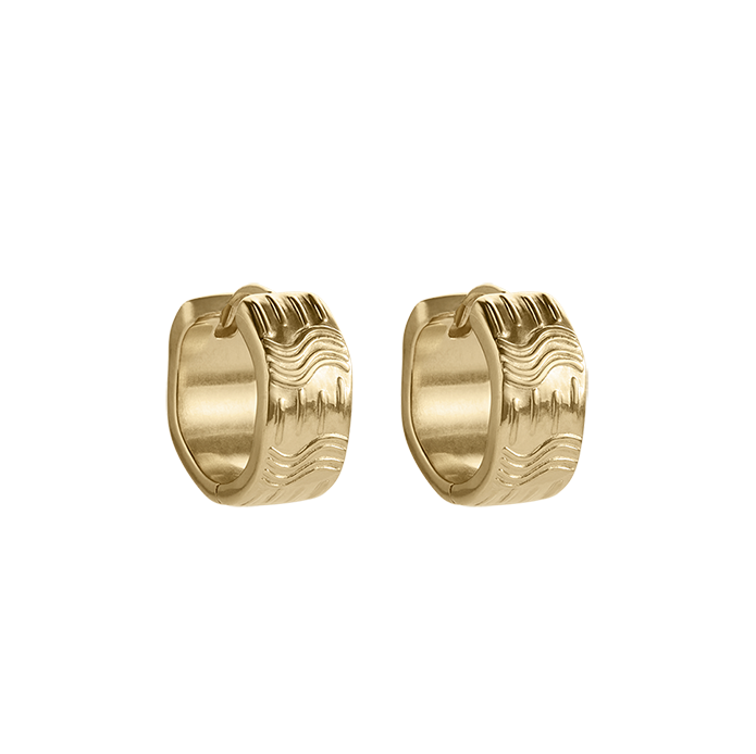 Kirstin Ash Glisten Hoops, Gold