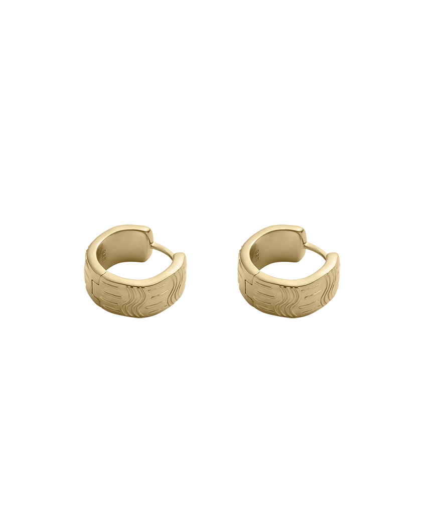 Kirstin Ash Glisten Hoops, Gold