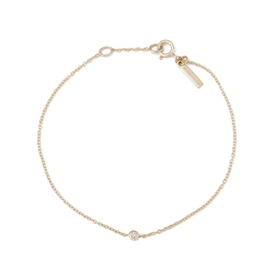 Kirstin Ash 9k Gold Petite Diamond Bracelet