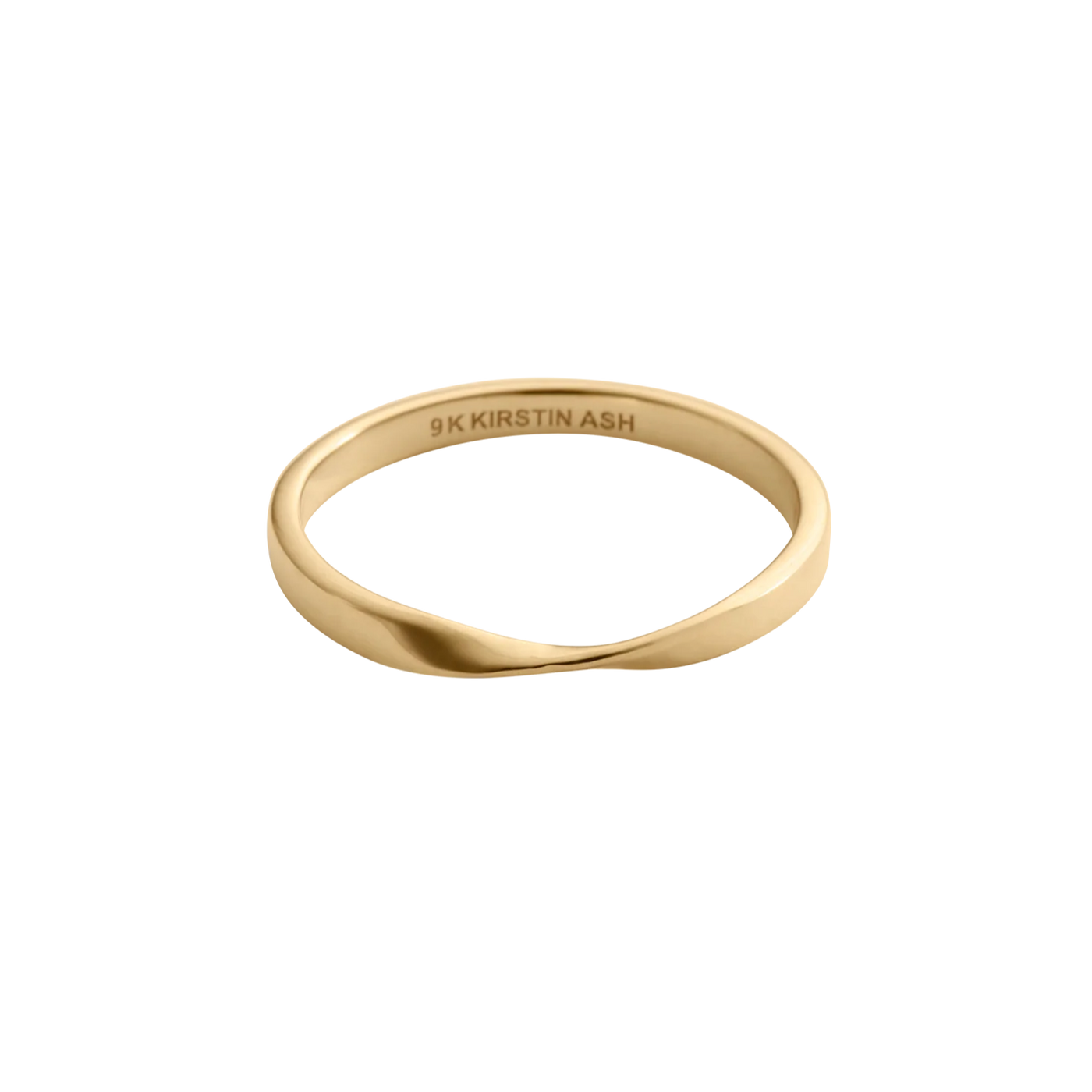 Kirstin Ash 9k Gold Petite Fold Ring
