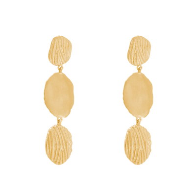 Kirstin Ash Reflection Earrings, Gold
