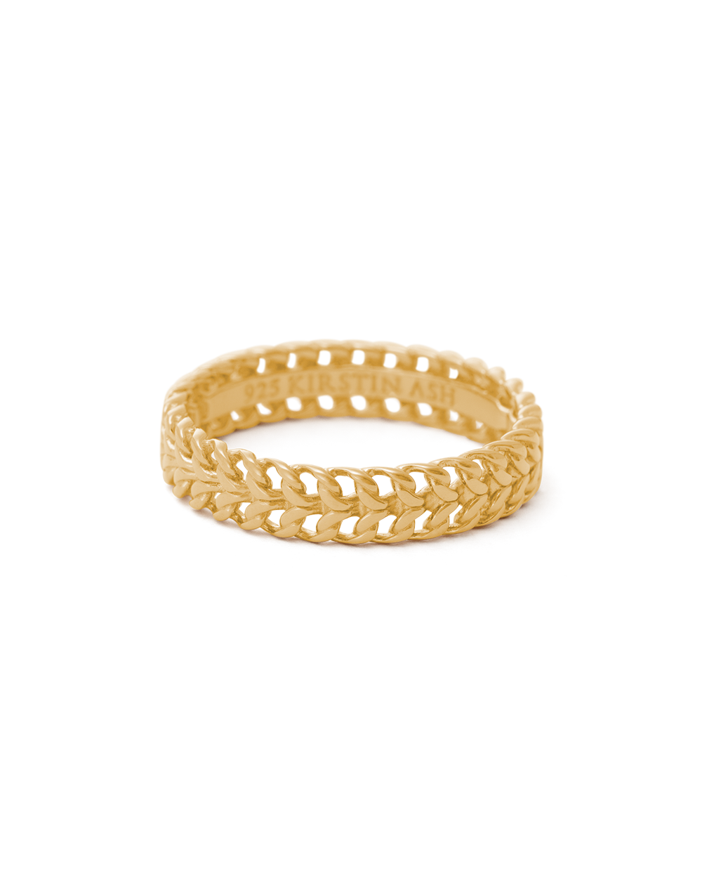 Kirstin Ash Relic Chain Ring, Gold