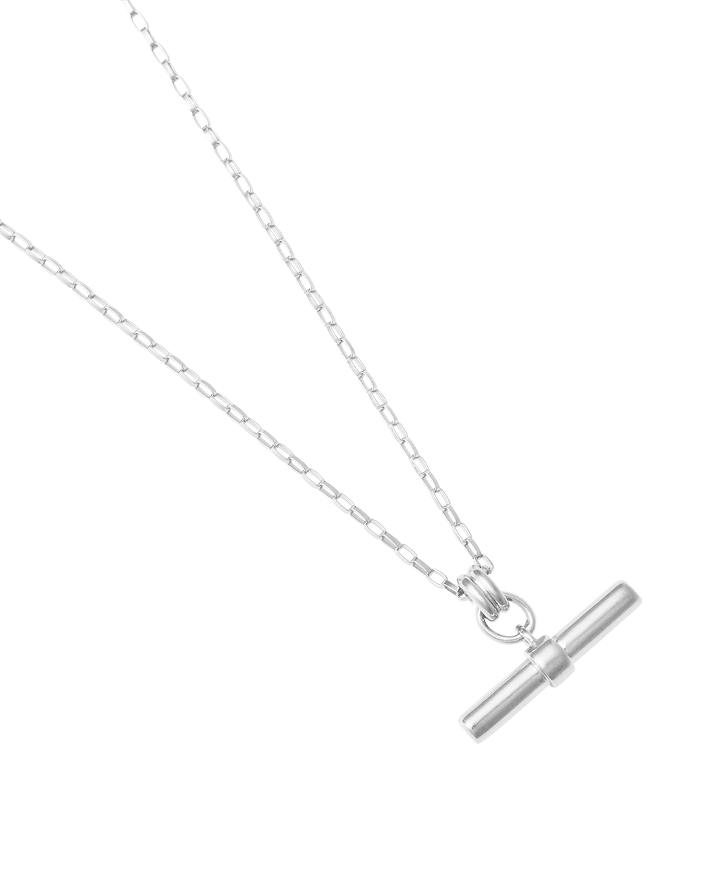 Kirstin Ash Roam T - Bar Necklace, Silver