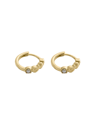 Kirstin Ash Shoreside Hoops, Gold