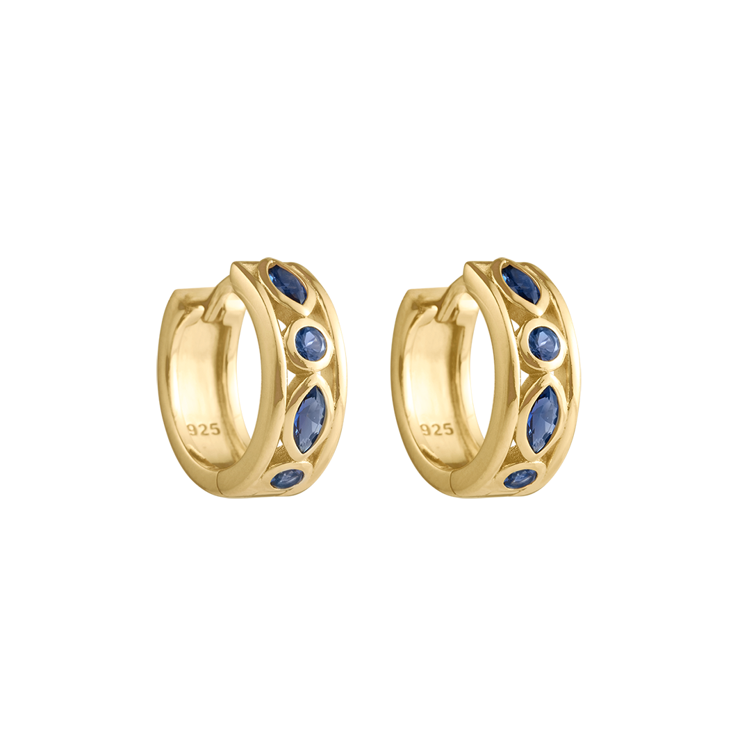 Kirstin Ash Synergy Hoops, Gold