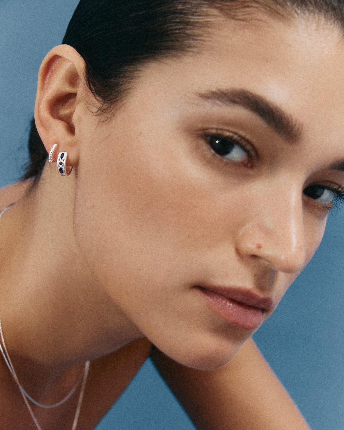 Kirstin Ash Synergy Hoops, Silver