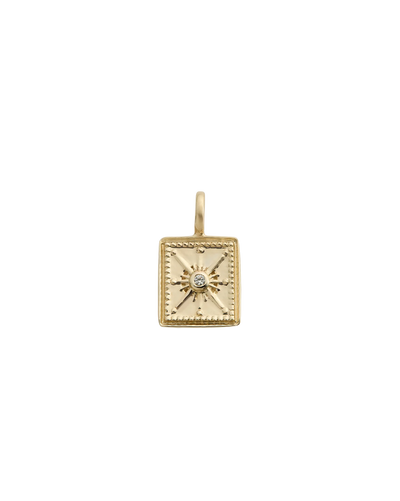 Kirstin Ash True North Charm, 9k Gold