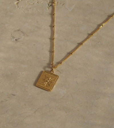 Kirstin Ash True North Coin Necklace, Gold